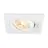 SLV New Tria 75 Spot Aluminium White Square | Cutout 75mm - Suitable for 1x GU10 