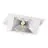 LED Downlight Wallwasher Wally Medium White 27W 3700lm 78x100D - 830 Warm White - 238x145mm