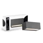 D'Lite Wall Light Bello Black Up & Down 12W 850lm - 830 Warm White| IP54