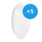 Multipack 5x Ledvance Surface Circular 250 White 13W 920lm - 830 Warm White | IP44